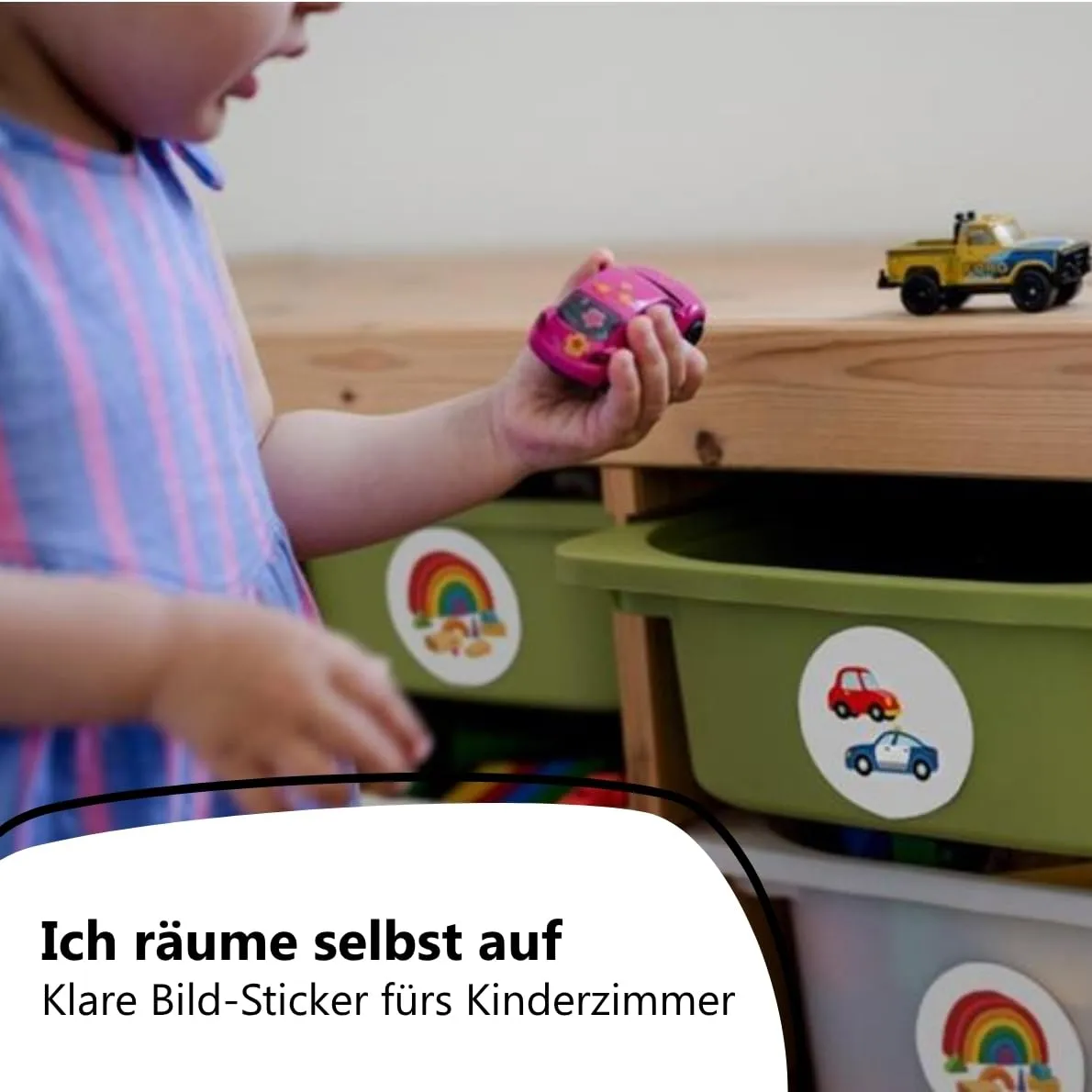 HANNIline Ordnungssticker Kinder 54 Sticker 6,5 cm Papier