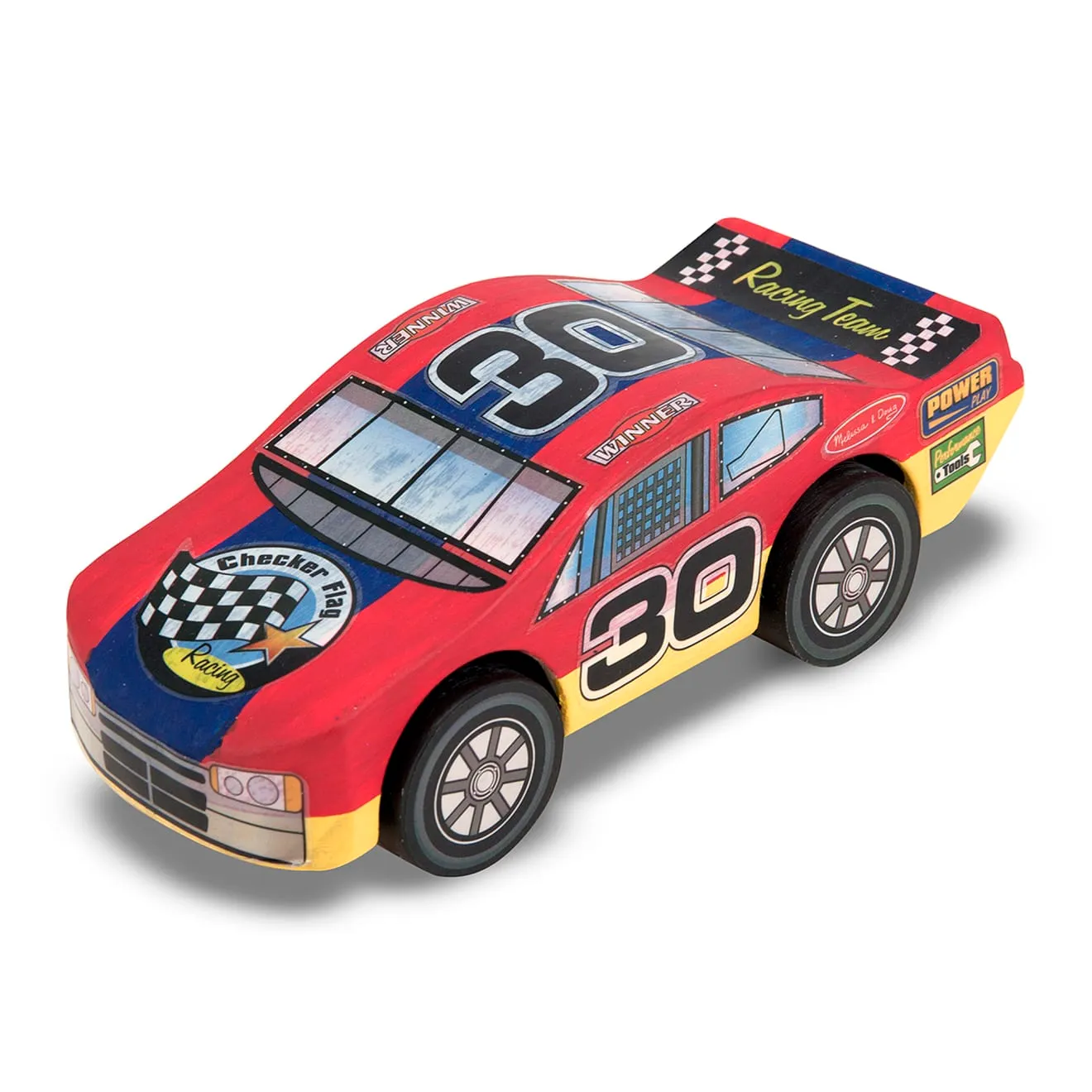 Melissa & Doug Decorate-Your-Own Rennauto Bastelset Holz
