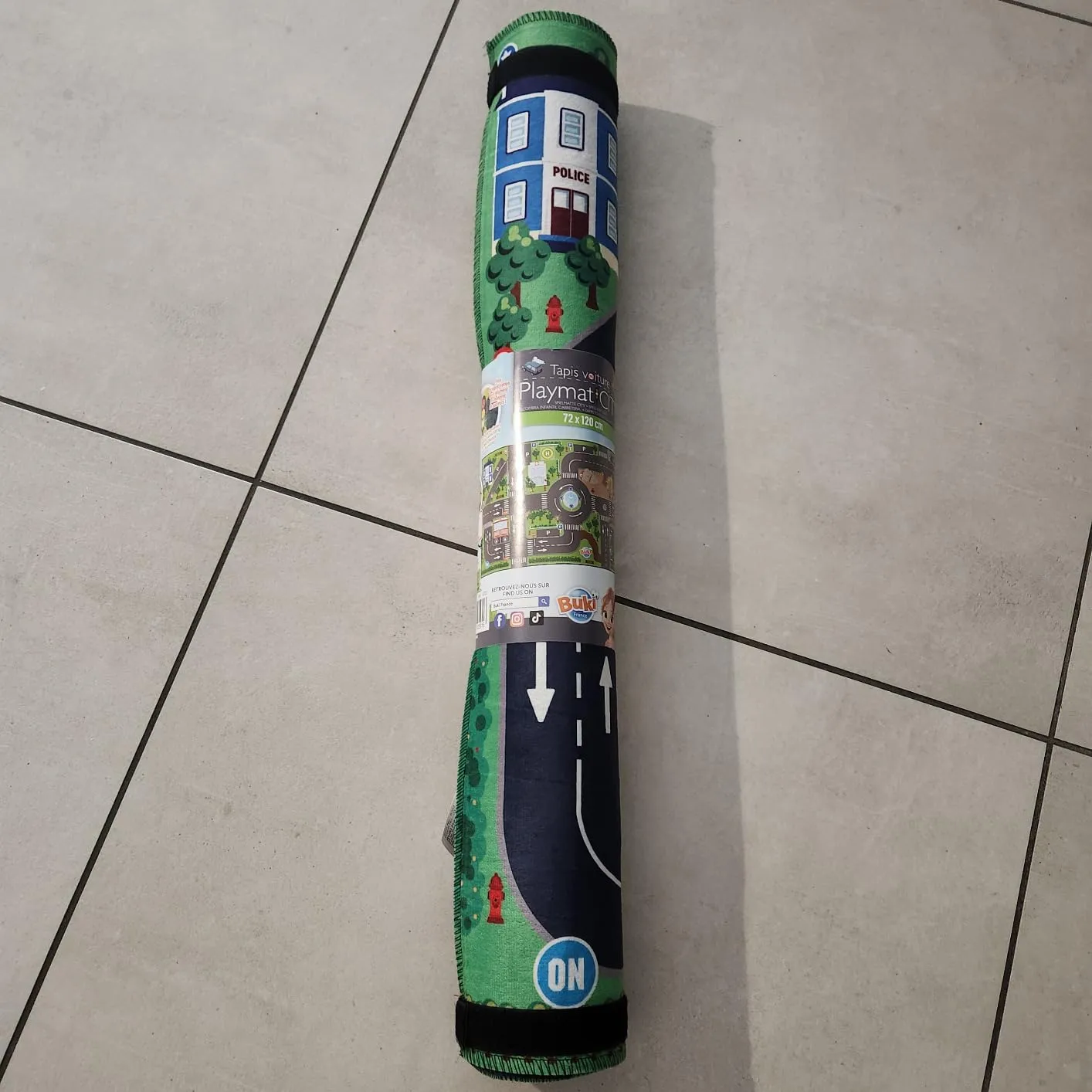 Buki France 5702 Straßenteppich mit Licht 72x120