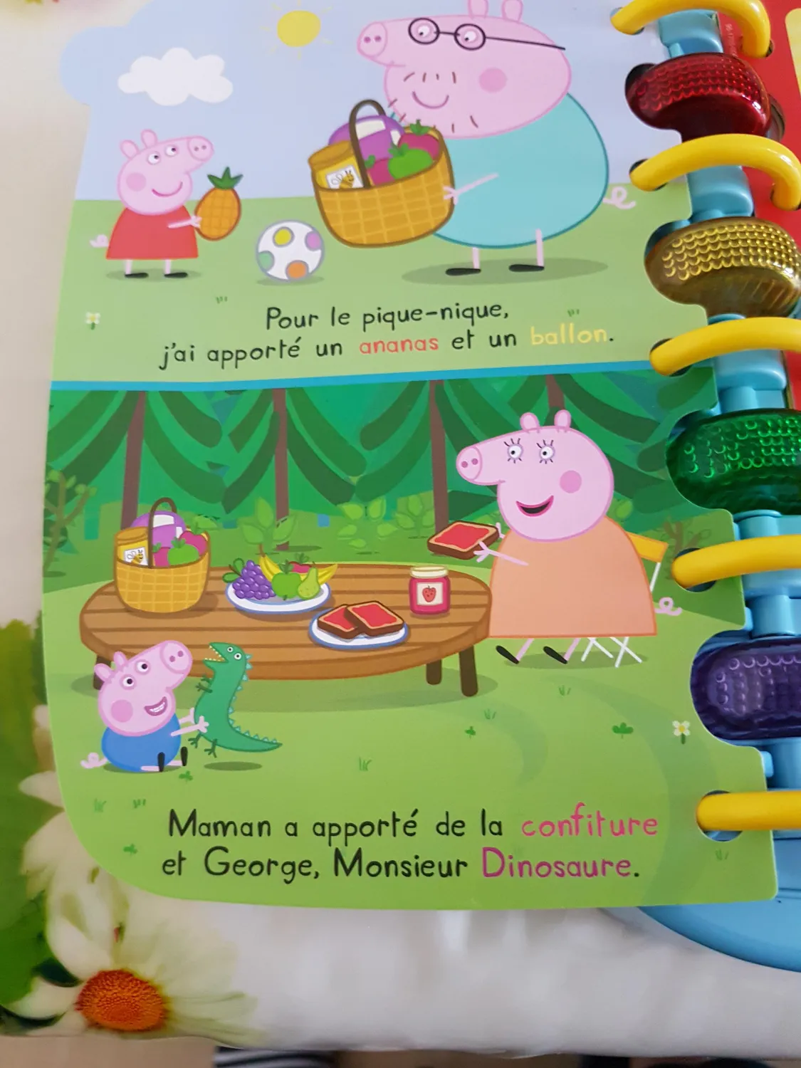 VTech Peppa Pig Lernbuch Kinderbuch französisch mehrfarbig