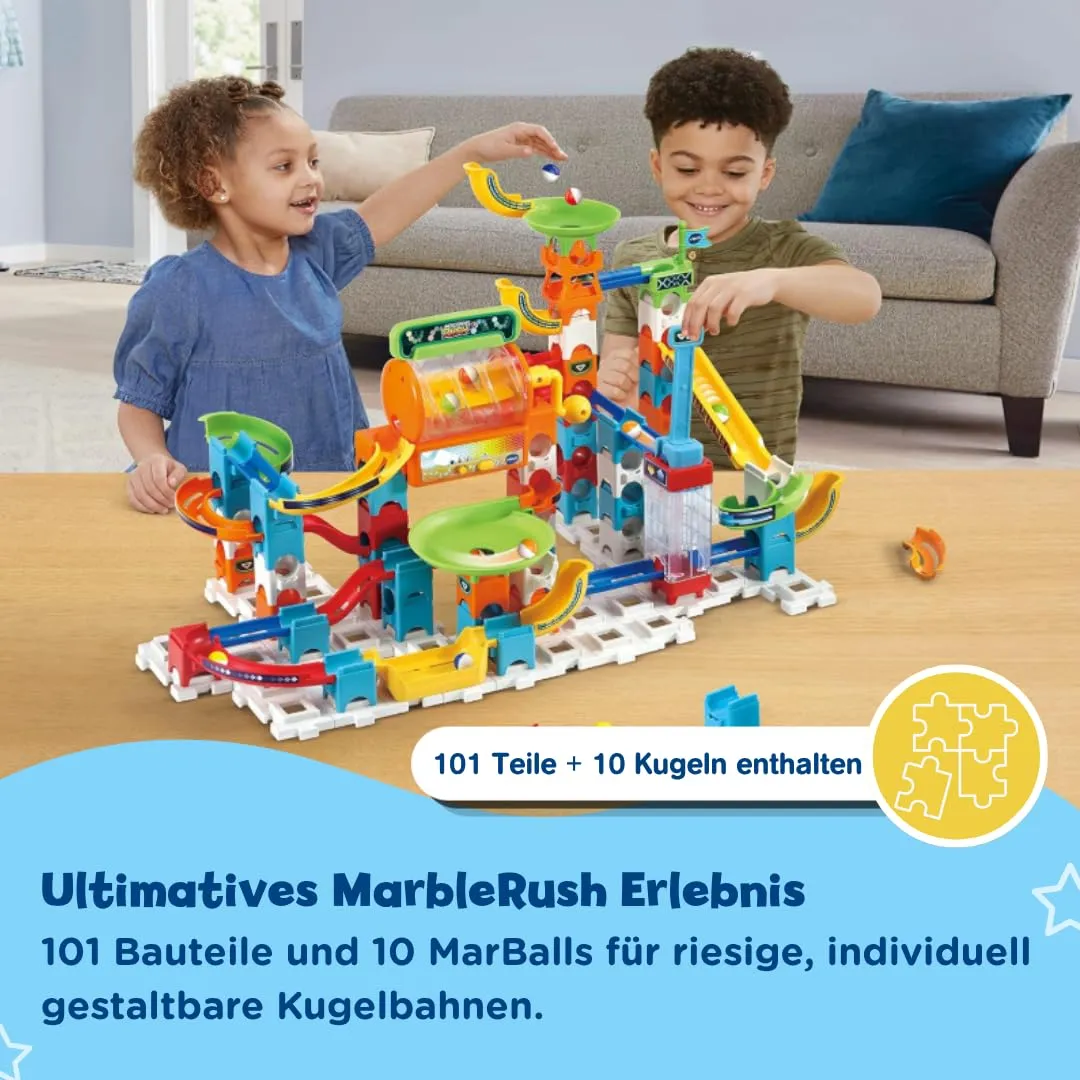 VTech Marble Rush Super Action Set L100 Kugelbahn interaktiv 99-tlg
