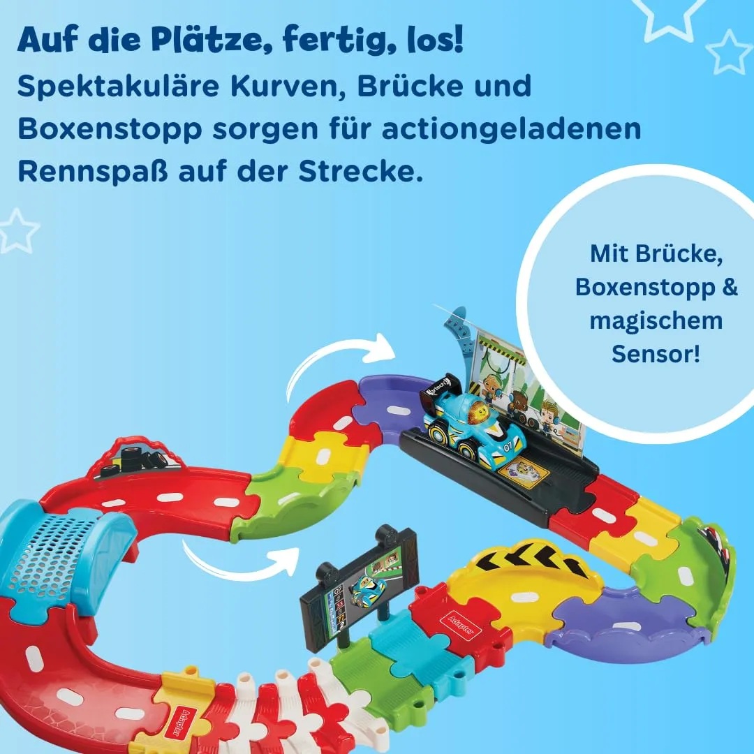 Vtech Tut Tut Baby Flitzer Kleine Rennstrecke mit Sportwagen Sound