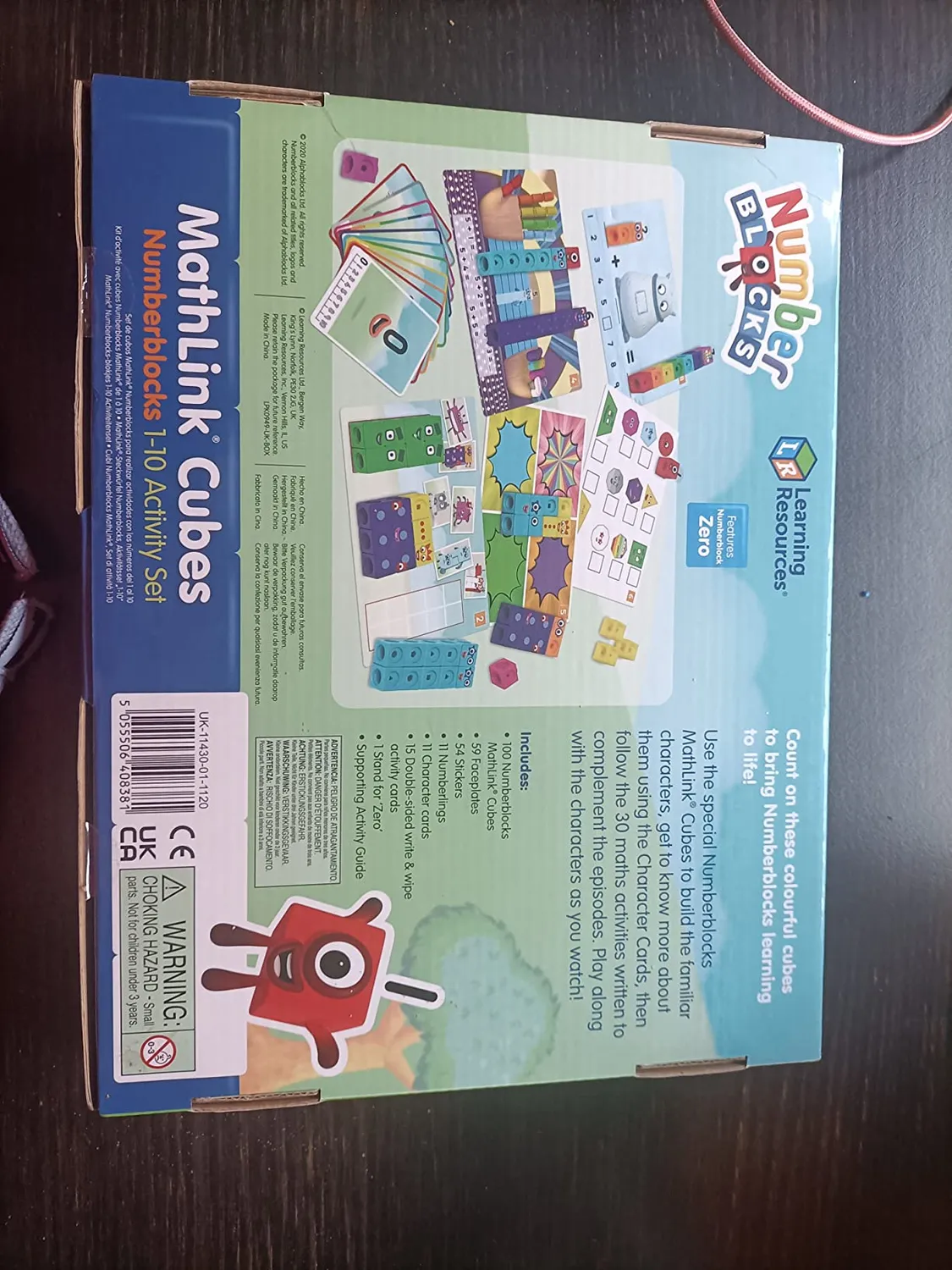 Learning Resources Numberblocks MathLink 1-10 Aktivitätsset Vorschule