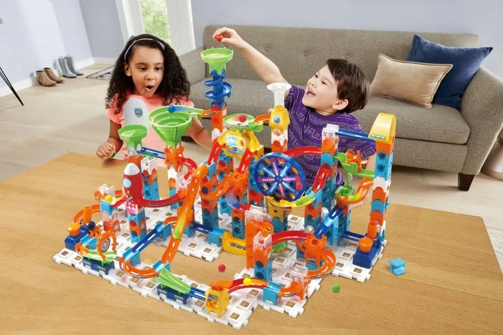 VTech Marble Rush Spiral City 503603 Murmelbahn 62 Teile