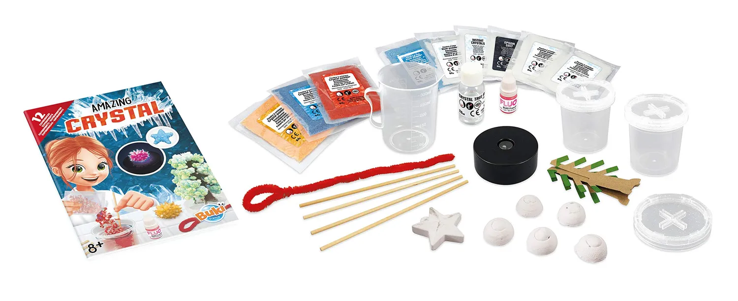 Buki 2165 Amazing Crystal Kristall-Zucht Set 12 Versuche