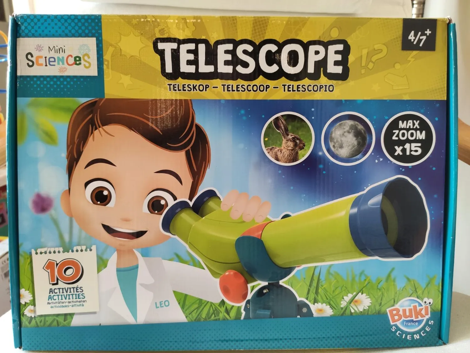 Buki Mini Sciences 9004 Teleskop x15 für Kinder