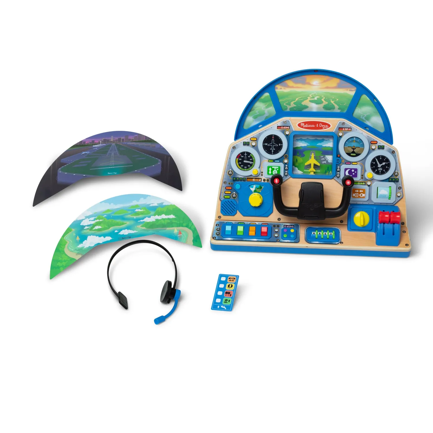 Melissa & Doug Jet Pilot Interactive Dashboard Cockpit