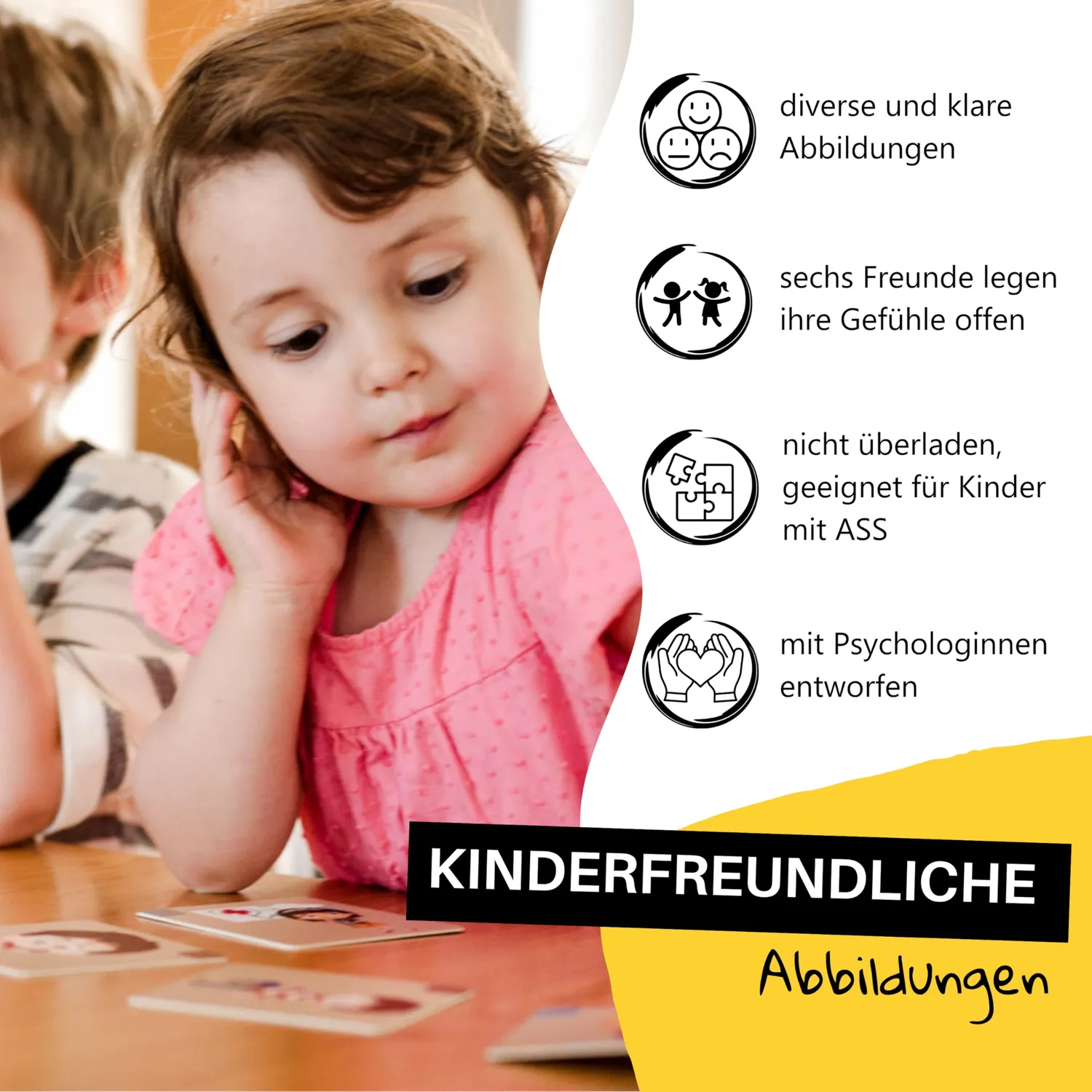 HANNIline Emotionen Memospiel 30 Karten ab 3 Jahren