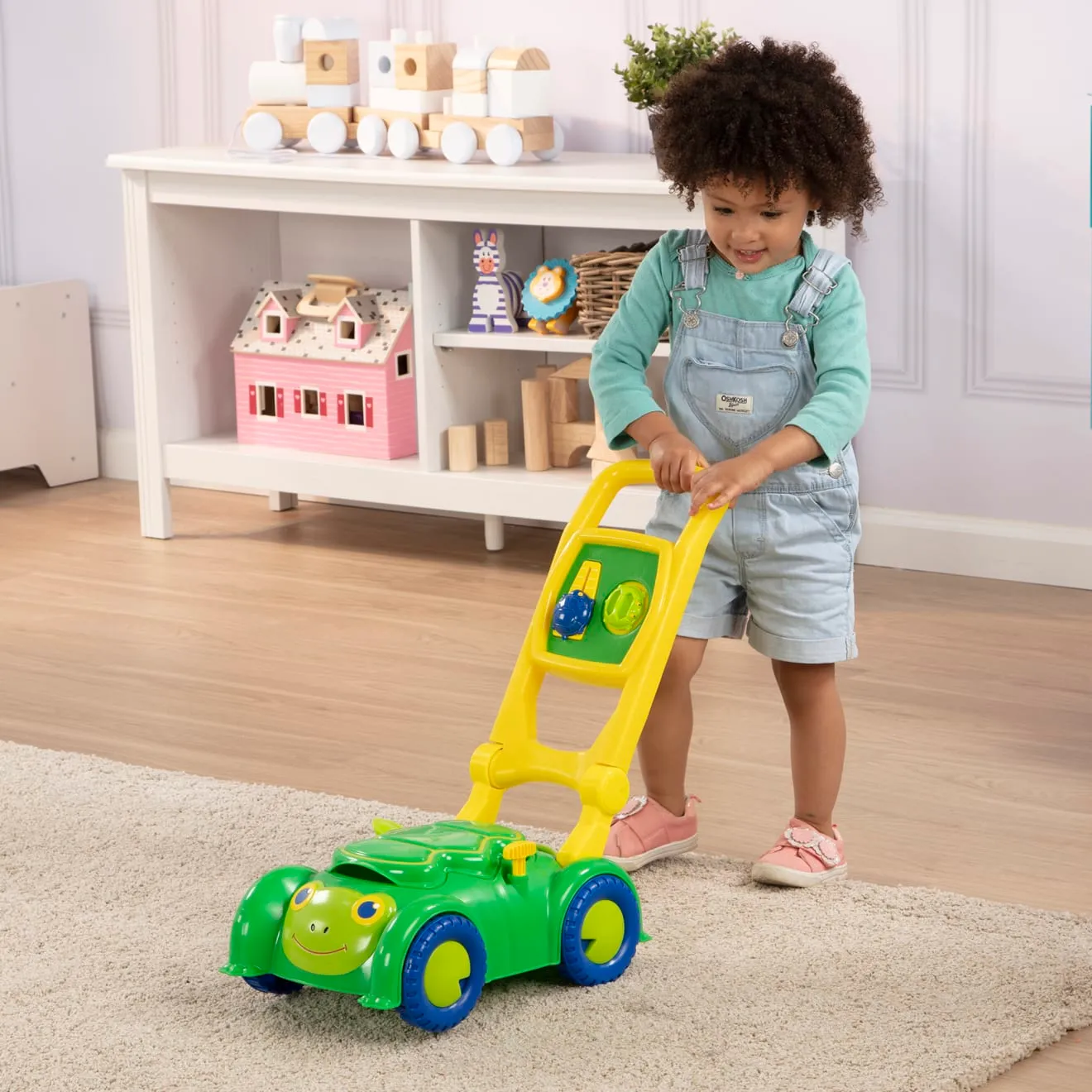 Melissa & Doug Snappy Turtle Mower Spielrasenmäher Motorgeräusch