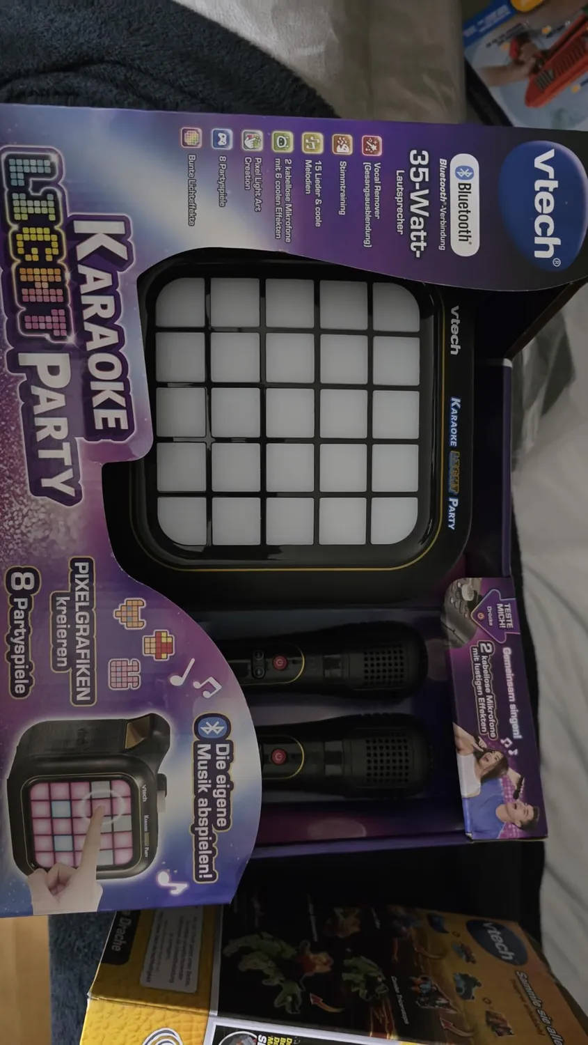 VTech Karaoke Light Party Bluetooth 2 Mikrofone Kinder