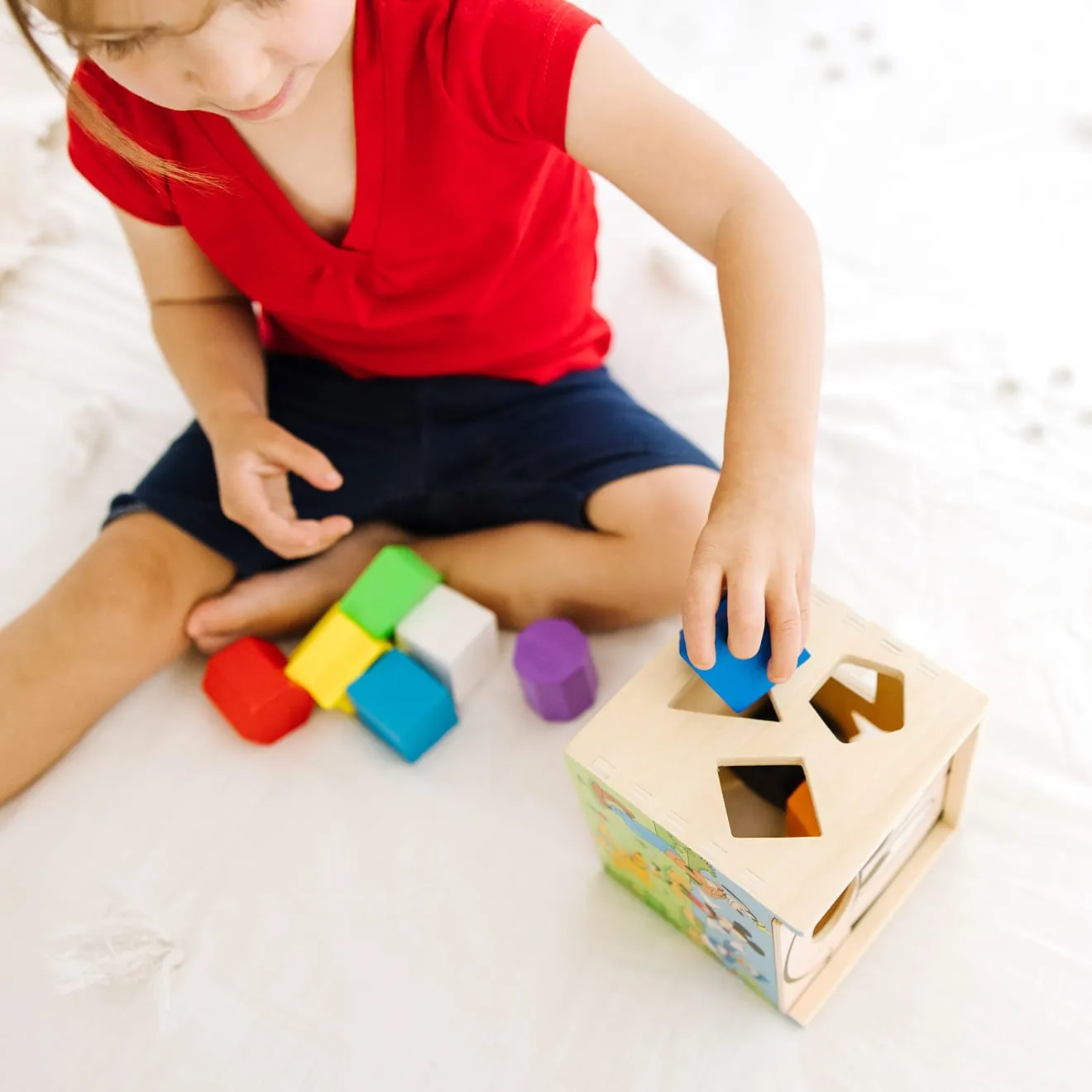 Melissa & Doug Disney Mickey Friends Sortierwürfel Holz