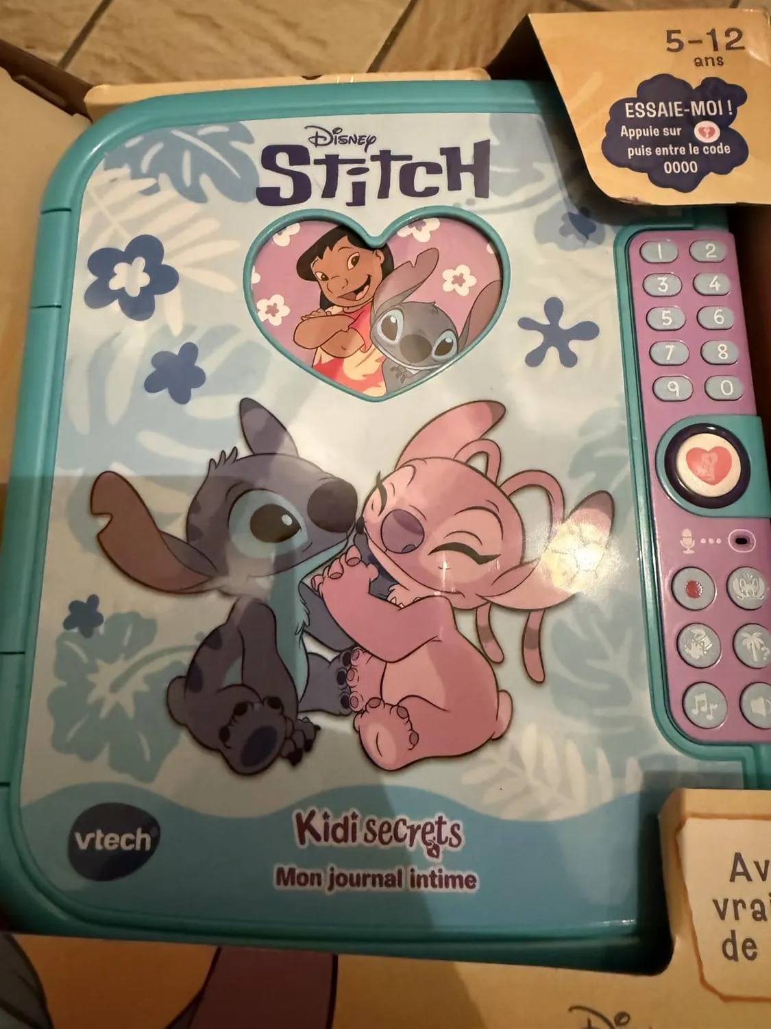 VTech KidiSecrets Stitch Tagebuch französische Version
