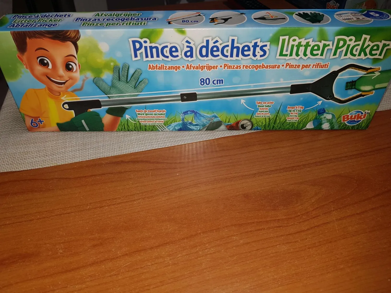 BUKI BN013 Abfallzange Greifer 80 cm ab 6 Jahren
