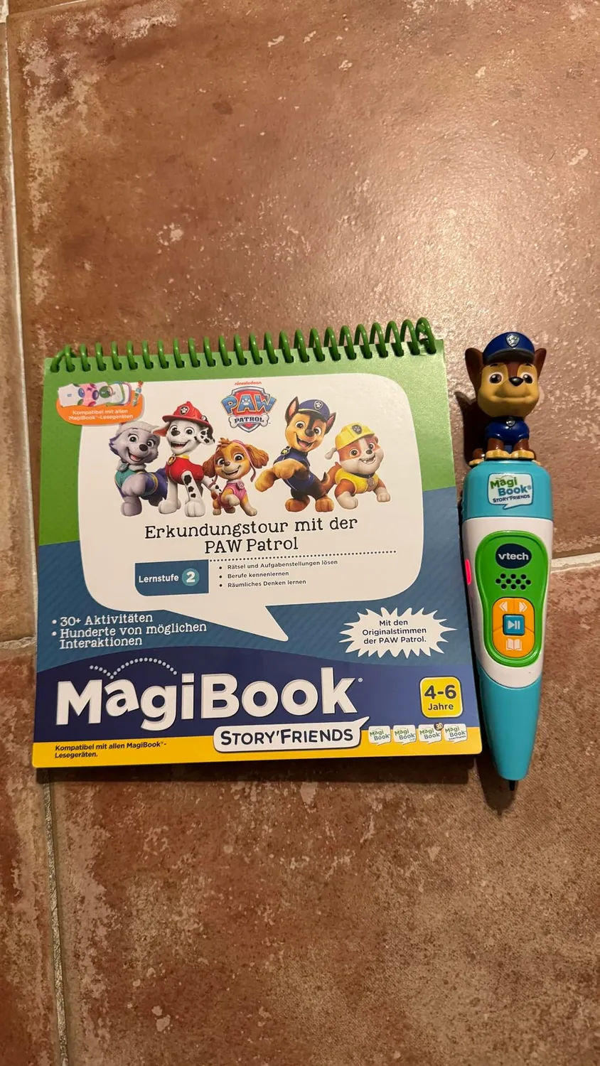 VTech MagiBook PAW Patrol Buch Lernstufe 2 Chase 4-6 Jahre