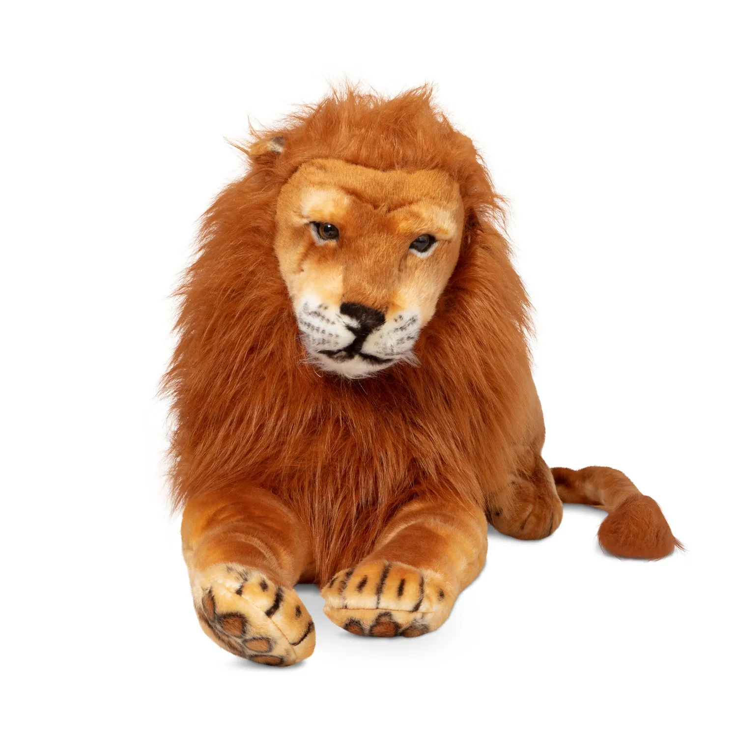 Melissa & Doug Lion Lifelike Plush Löwe Plüschtier Groß