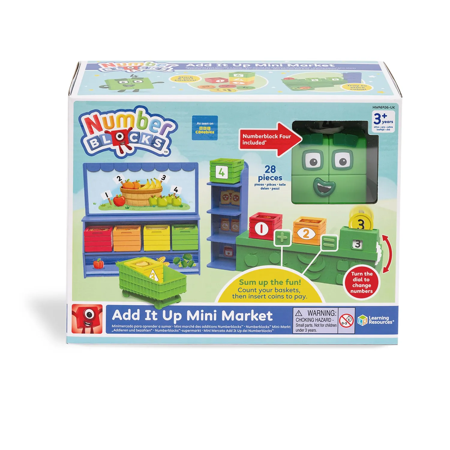 Learning Resources Numberblocks Vier Lebensmittelgeschäft Set Zählen