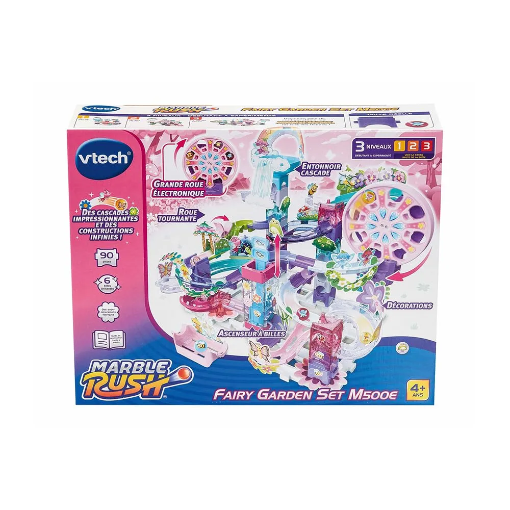 VTech Marble Rush Fairy Garden M500E Kugelbahn 90 Teile