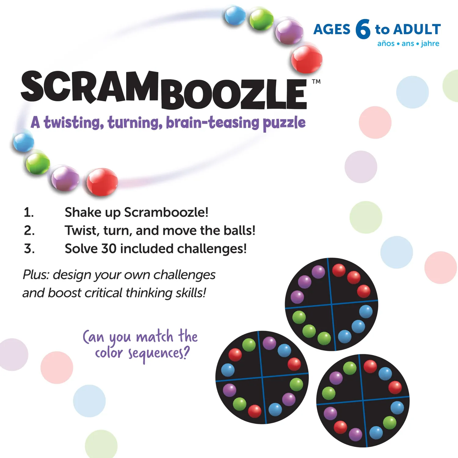 Learning Resources Scramboozle Puzzleball Knobelspiel ab 6 Jahre