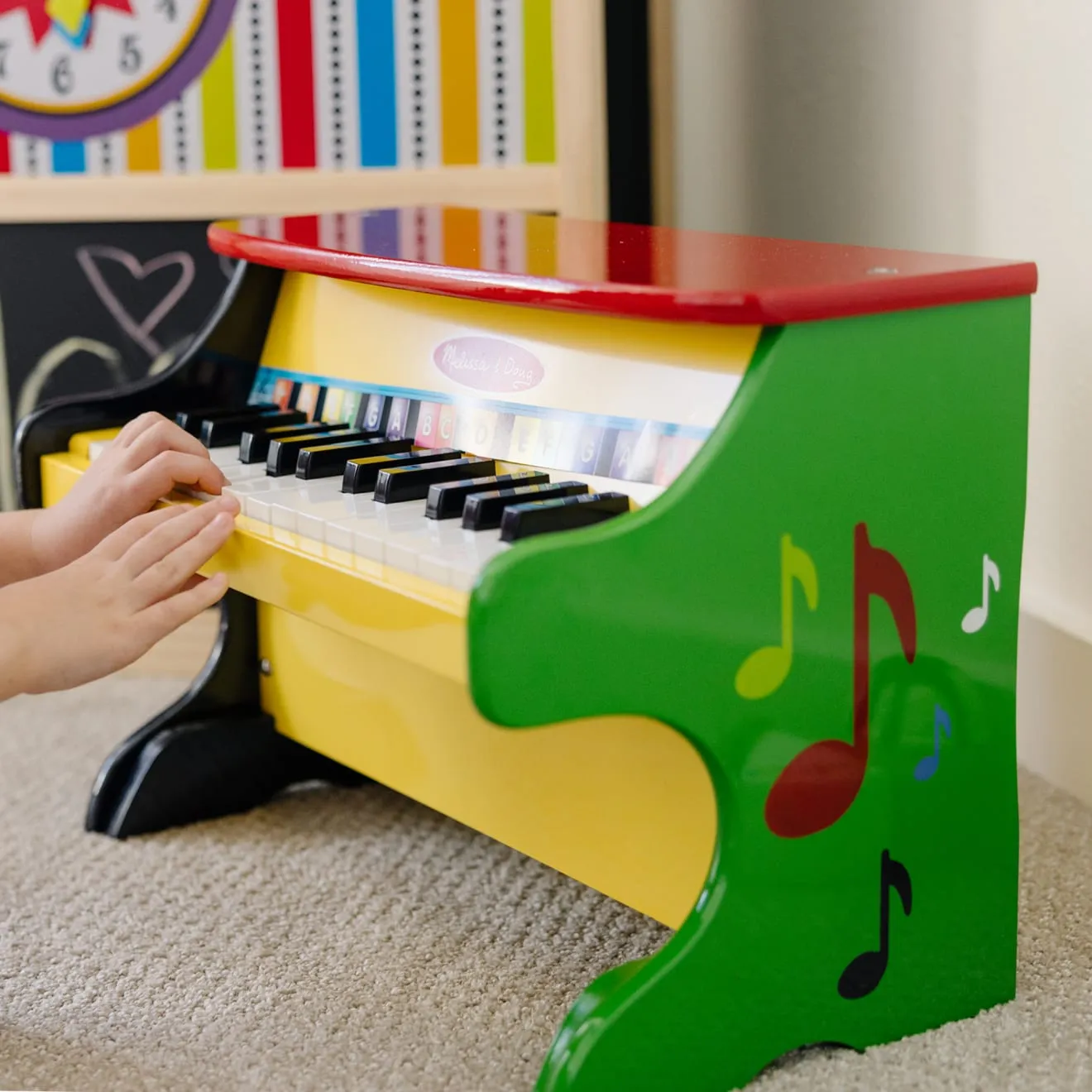 Melissa & Doug Learn-to-Play Klavier 25 Tasten Holz