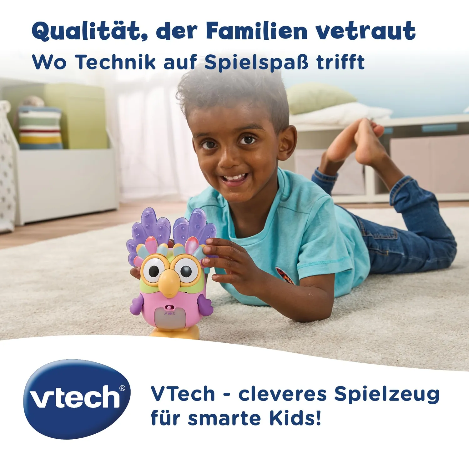 VTech Bluey Interaktiver Quatschimax Figur mit Musik