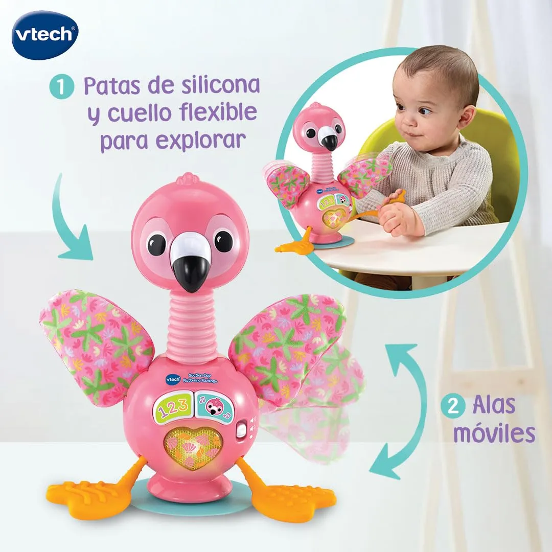 VTech Baby Flamingo Hochstuhlspielzeug spanisch ab 6 Monate