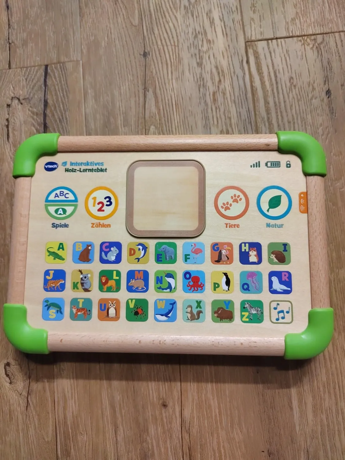 VTech Holz-Lerntablet interaktiv FSC ab 1 Jahr 26 Tasten