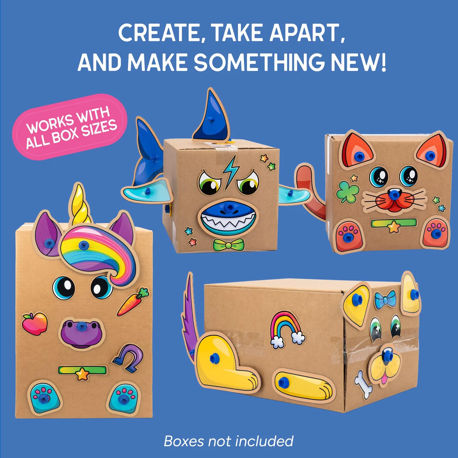 Learning Resources Boxineers Papptiere Bastelset ab 5 Jahren