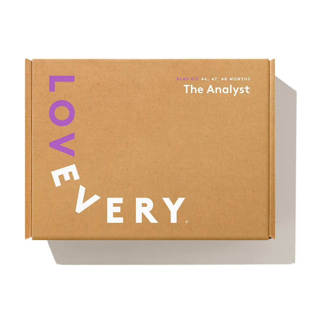 Lovevery Play Kits Analysten-Set Lernspiel deutsch 4 Jahre