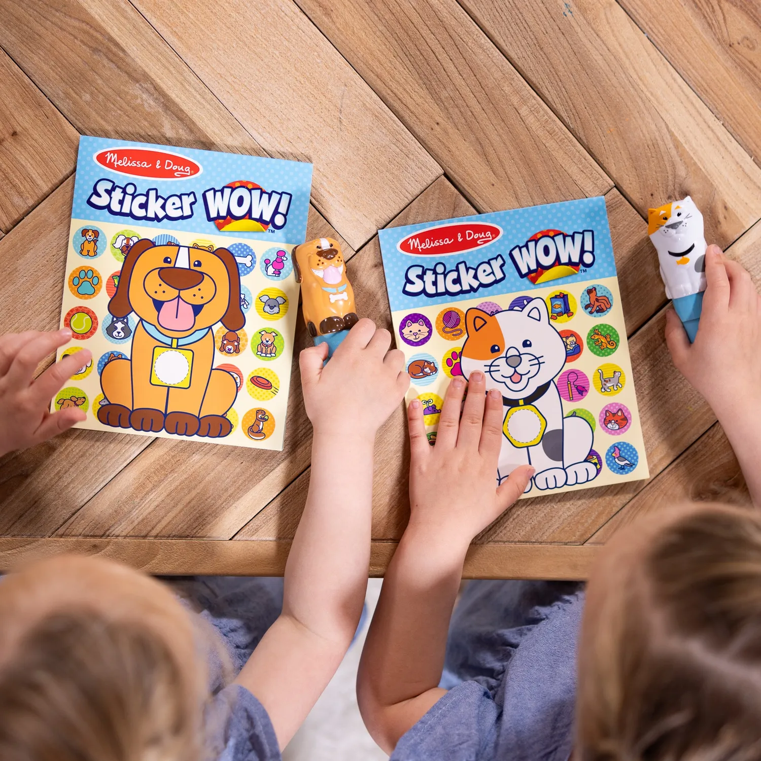Melissa & Doug Sticker WOW Stickerbuch Pets Doppelpack
