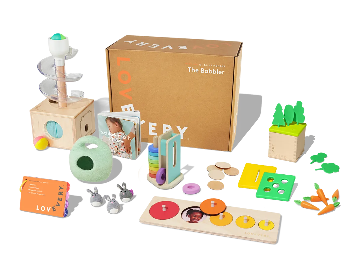 Lovevery Quassler Spielset 13-15 Monate Deutsch Gleichgewicht