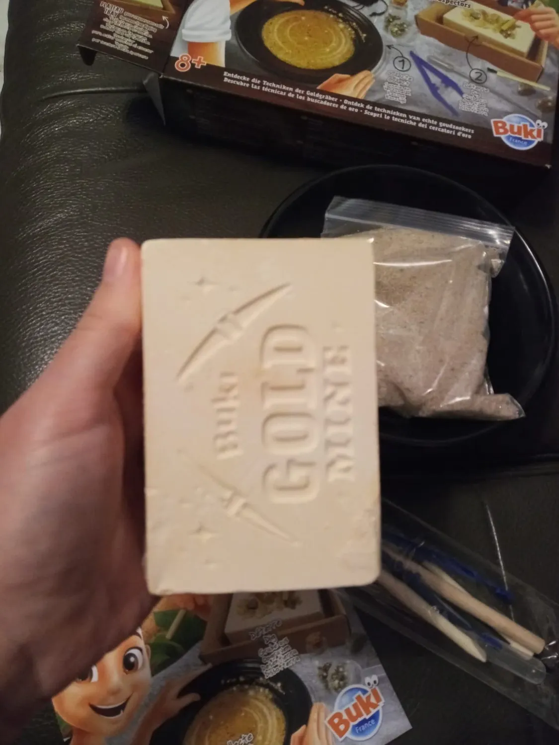 Buki 443 Goldgräber Experimentierkasten mit Pyrit-Nuggets