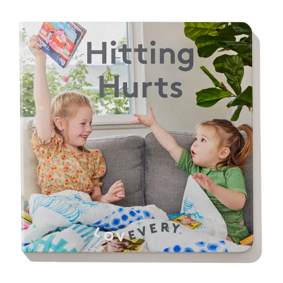 Lovevery Library Hitting Hurts Pappbuch englisch ab 1 Jahr