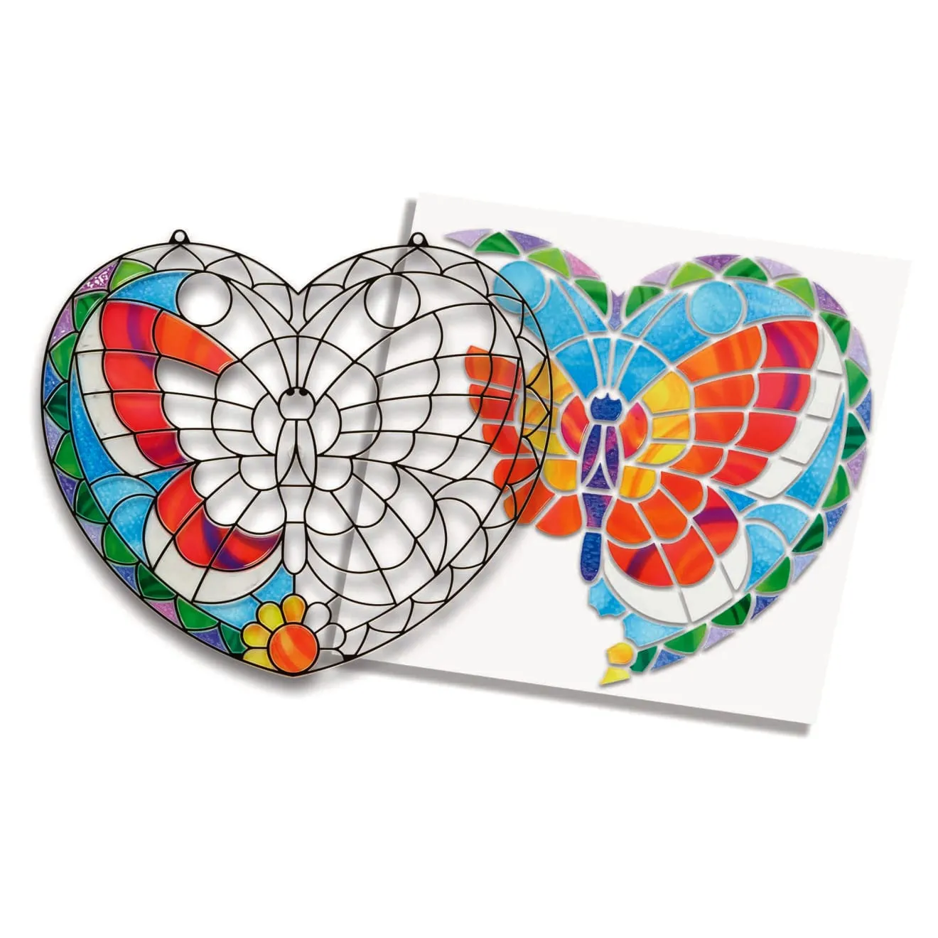 Melissa & Doug Stained Glass Schmetterling Bastelset