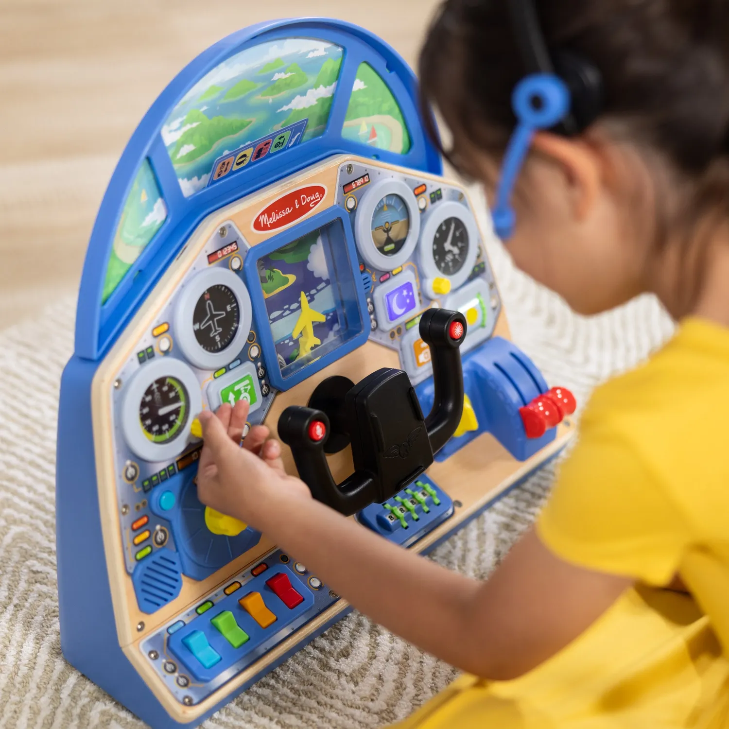 Melissa & Doug Jet Pilot Interactive Dashboard Cockpit