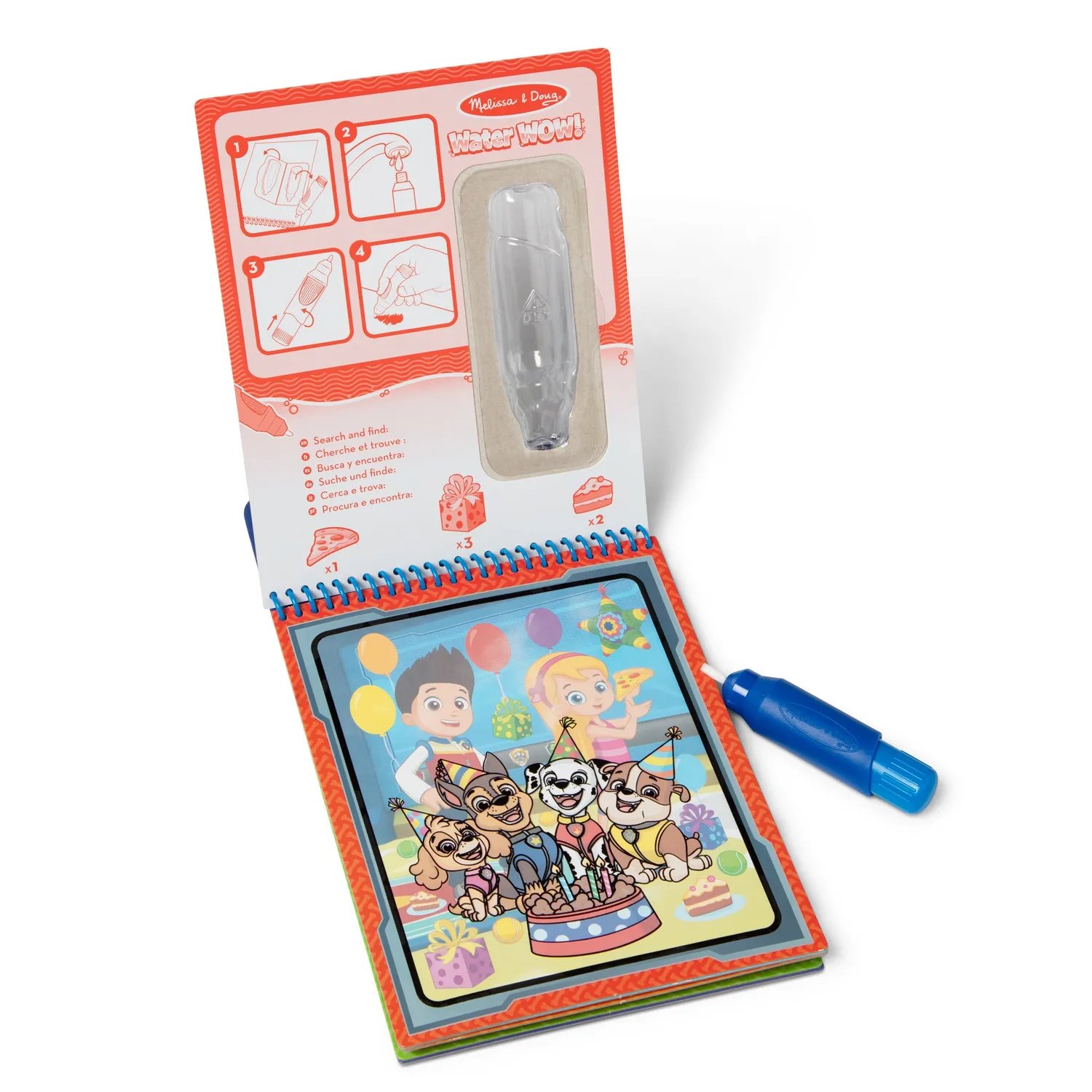 Melissa & Doug Water Wow Paw Patrol Chase Malbuch Wasser
