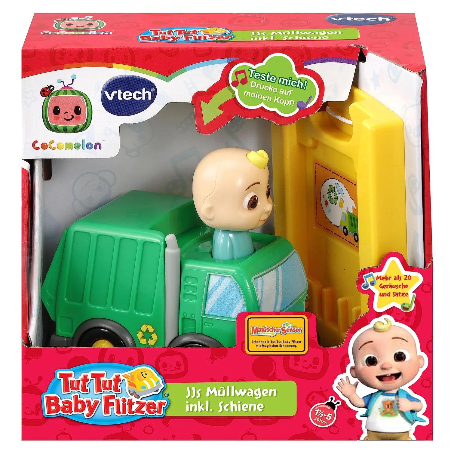VTech Tut Tut Baby Flitzer Müllwagen CoComelon mit JJ ab 1,5 J