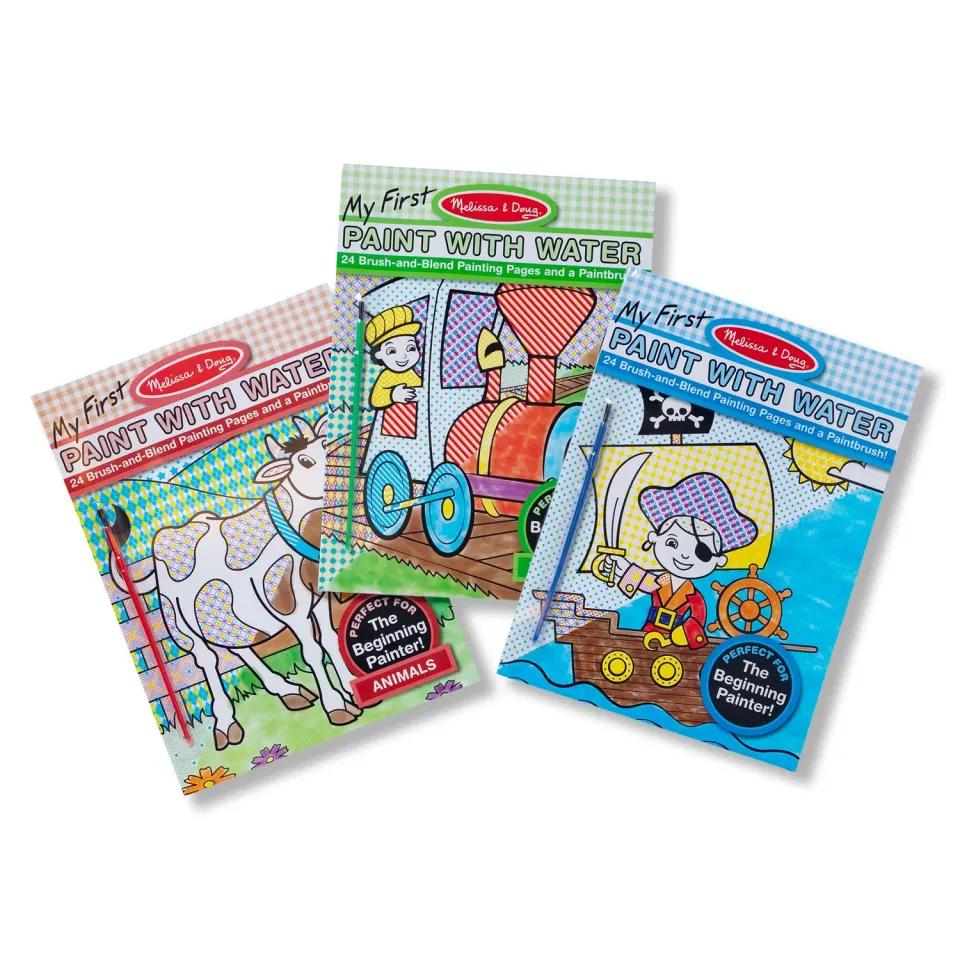 Melissa & Doug My First Paint with Water Malset 3er-Pack Tiere