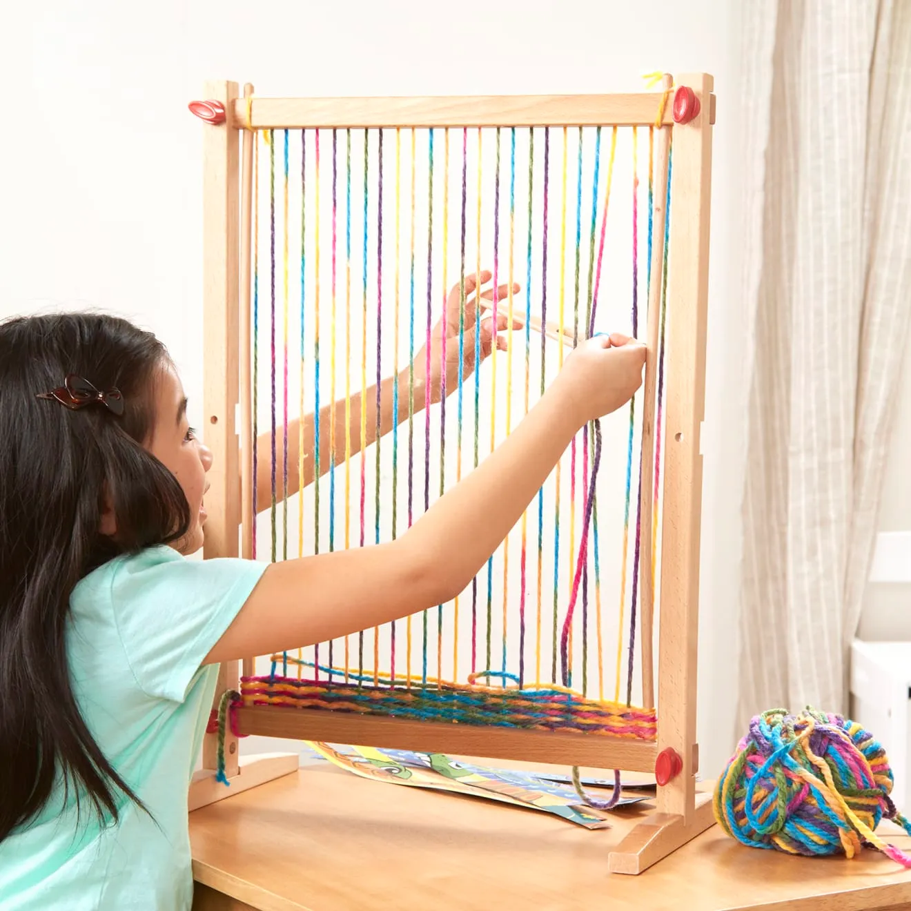 Melissa & Doug Multi-Craft Weaving Loom Webrahmen Holz 6 Jahre