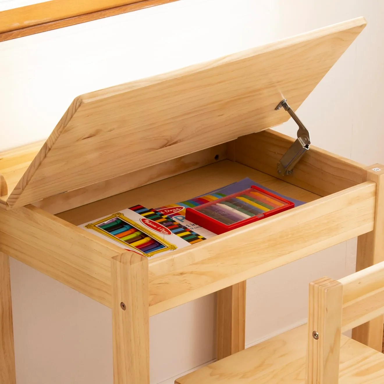 Melissa & Doug Lift-Top Desk Kinderschreibtisch Honig Holz