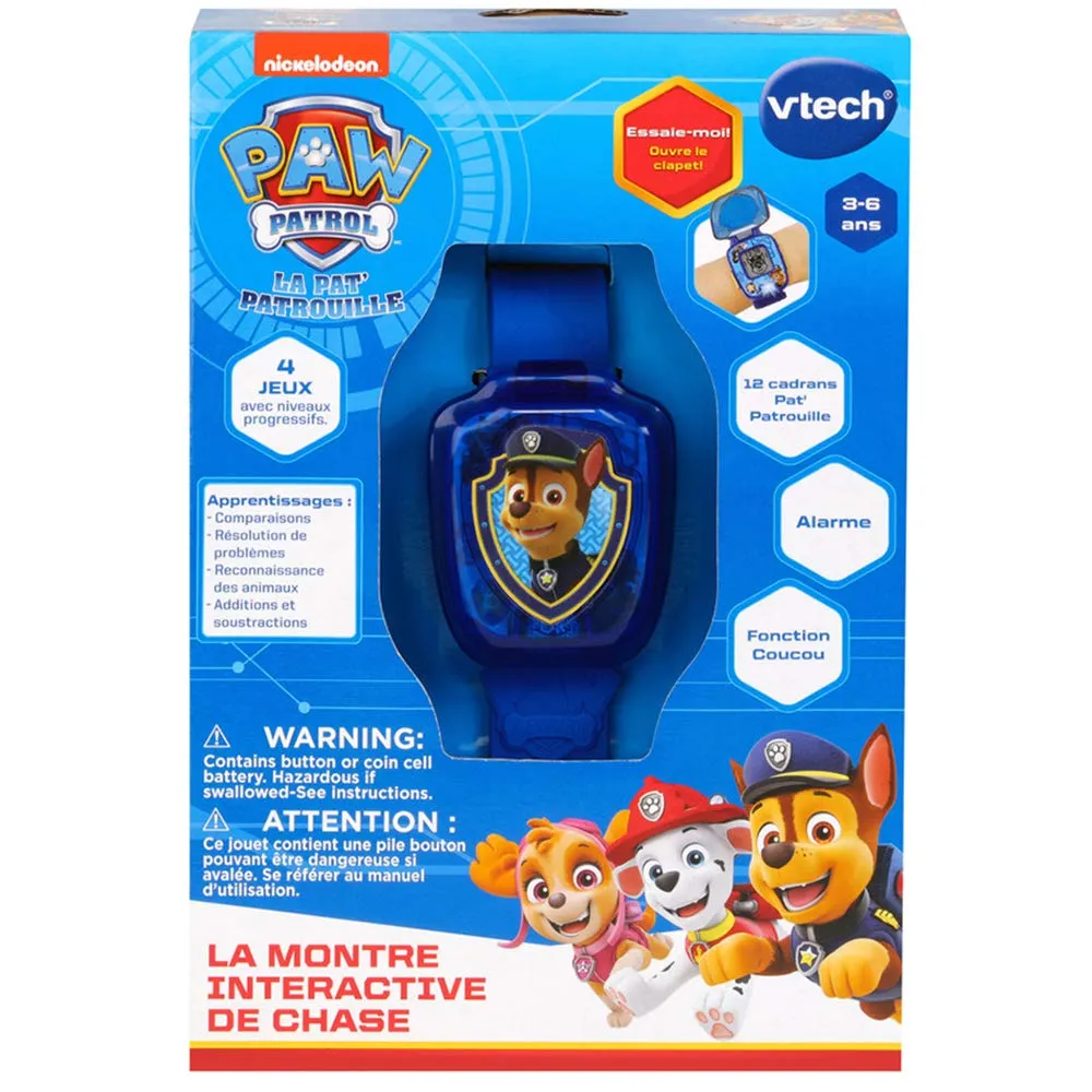 VTech Paw Patrol Interaktive Spieluhr Kinderuhr Französisch