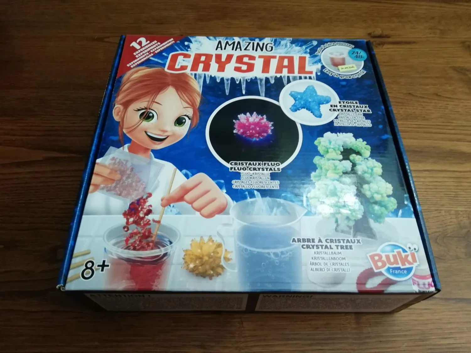 Buki 2165 Amazing Crystal Kristall-Zucht Set 12 Versuche
