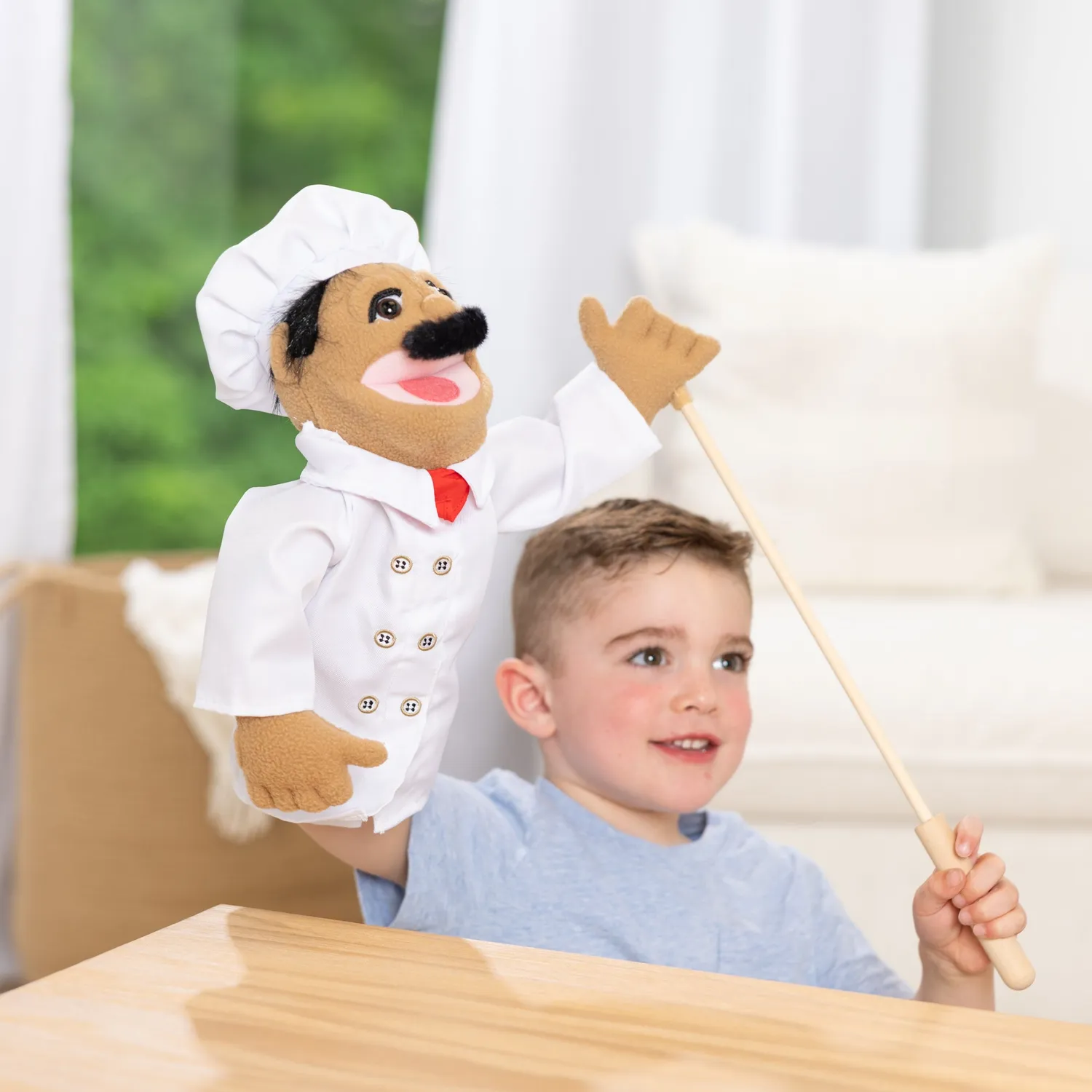 Melissa & Doug Al Dente Koch Handpuppe Plüsch 38 cm