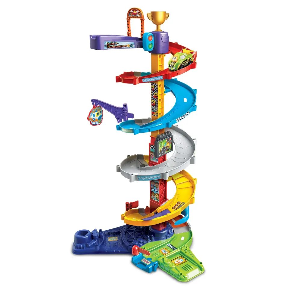 VTech Tut Tut Baby Flitzer 2-in-1 Turboturm Spielset mit Auto