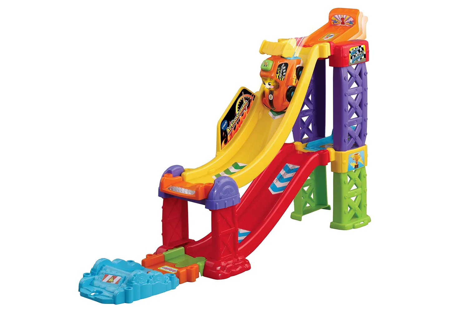 VTech Tut Tut Baby Flitzer 3-in-1 Actionrampe Spielset mit Auto