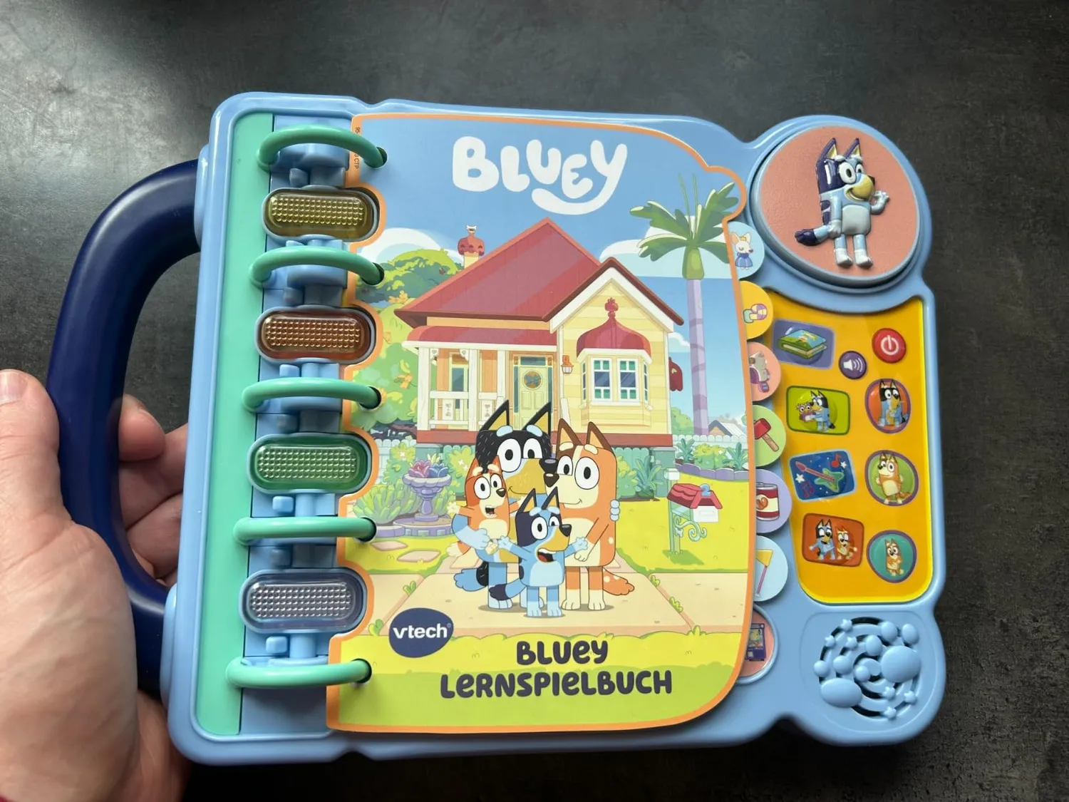 VTech Bluey Interaktives Lernspielbuch 14 Seiten mit Originalstimmen
