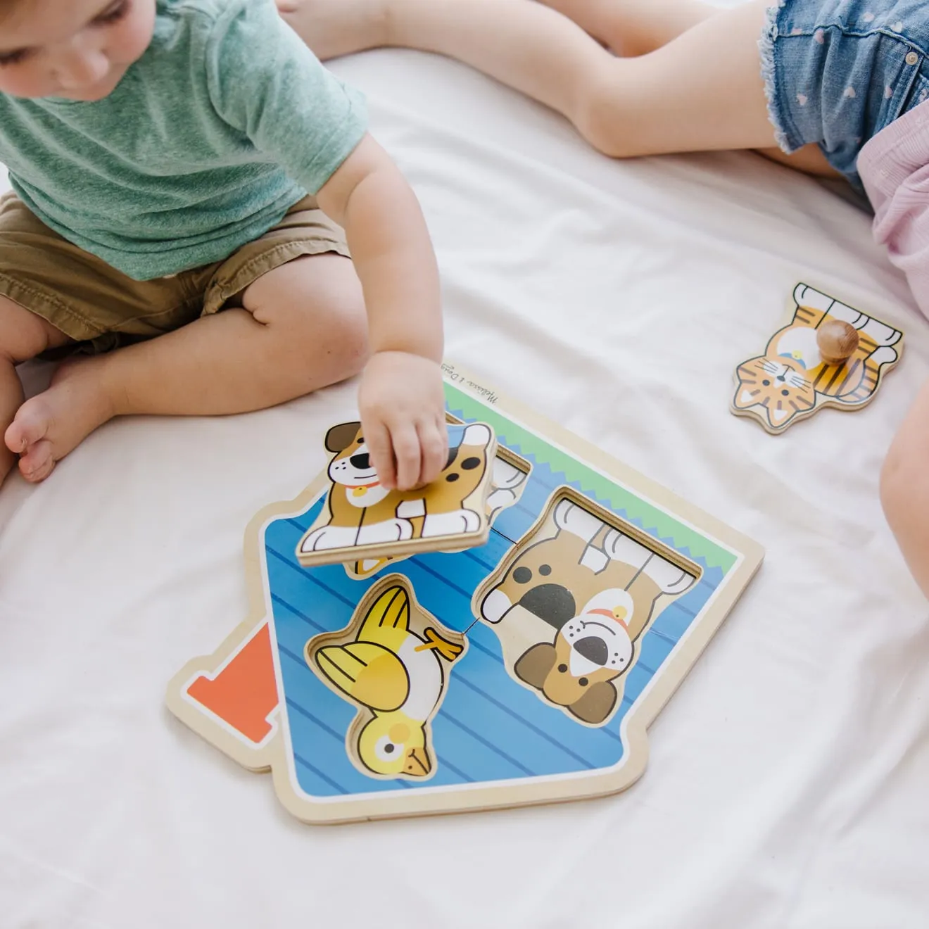 Melissa & Doug House Pets Holzpuzzle 3 Teile Baby