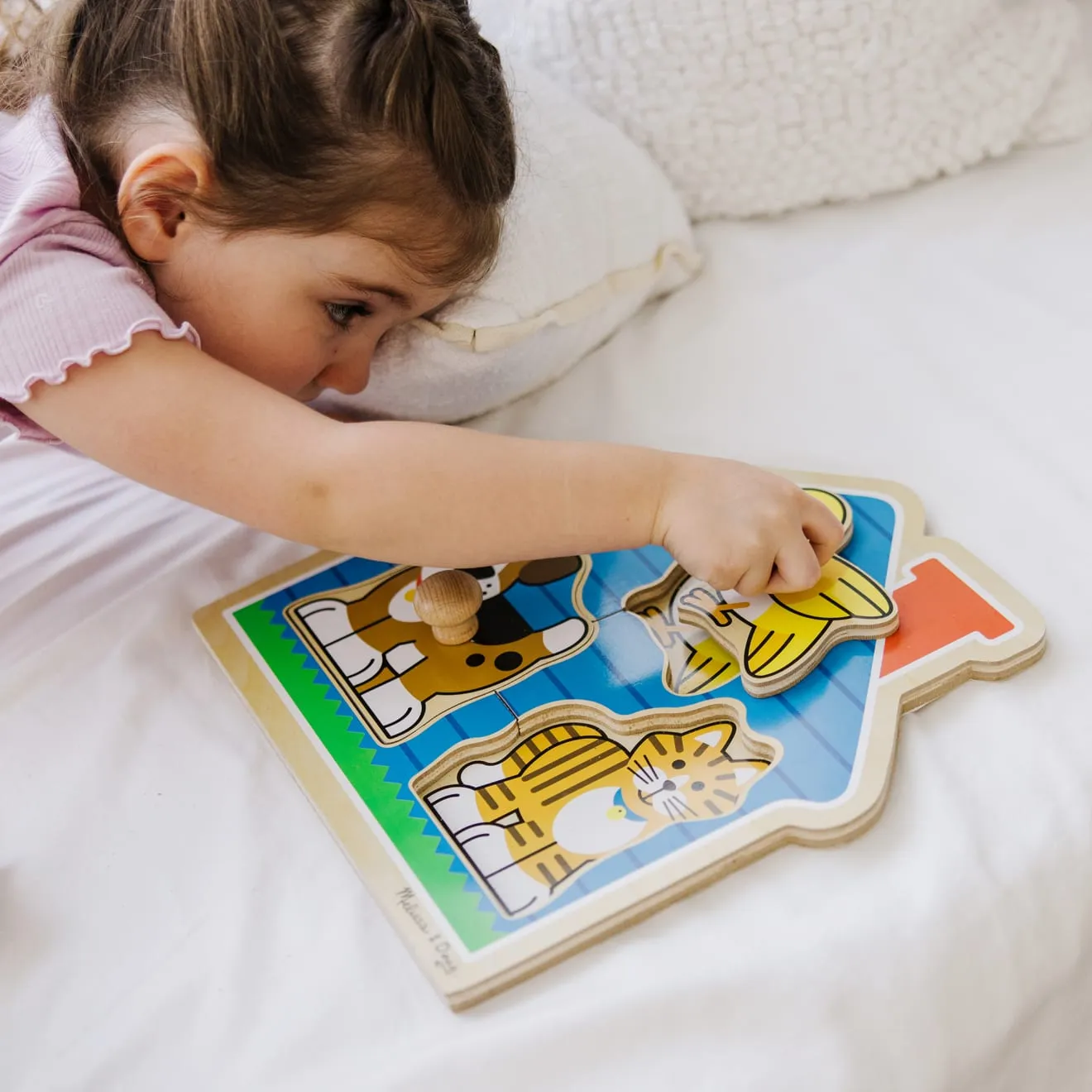 Melissa & Doug House Pets Holzpuzzle 3 Teile Baby