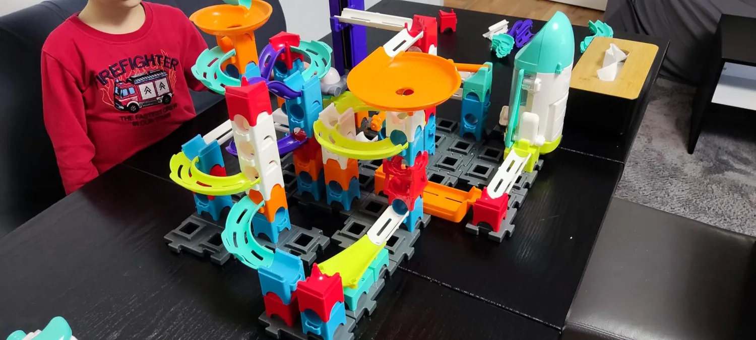 VTech Marble Rush Space Magnetic XL300 E Murmelbahn 115 Teile magnetisch