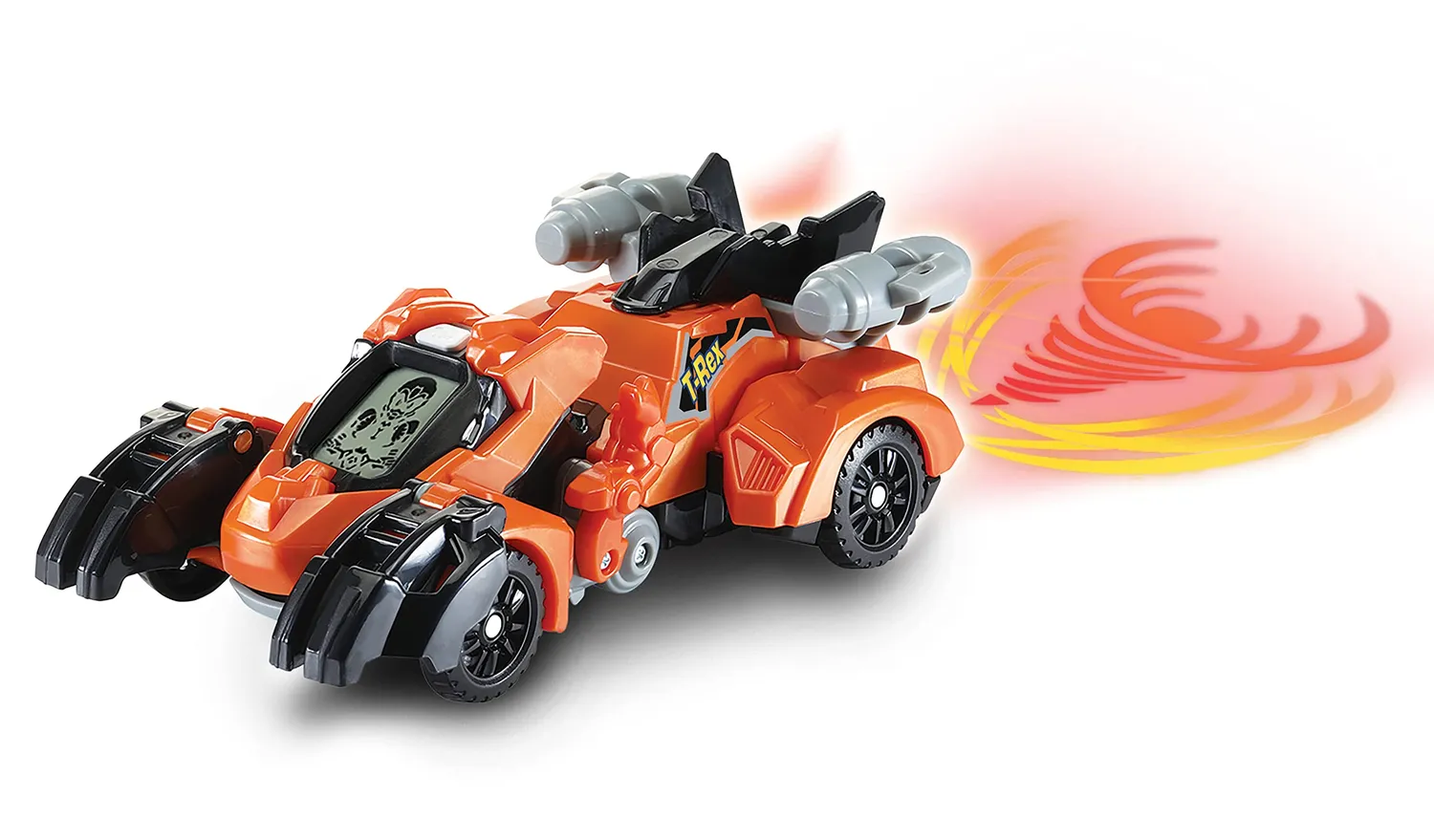 VTech Switch and Go Dinos Fire-T-Rex Dino-Auto mit Lichtprojektion