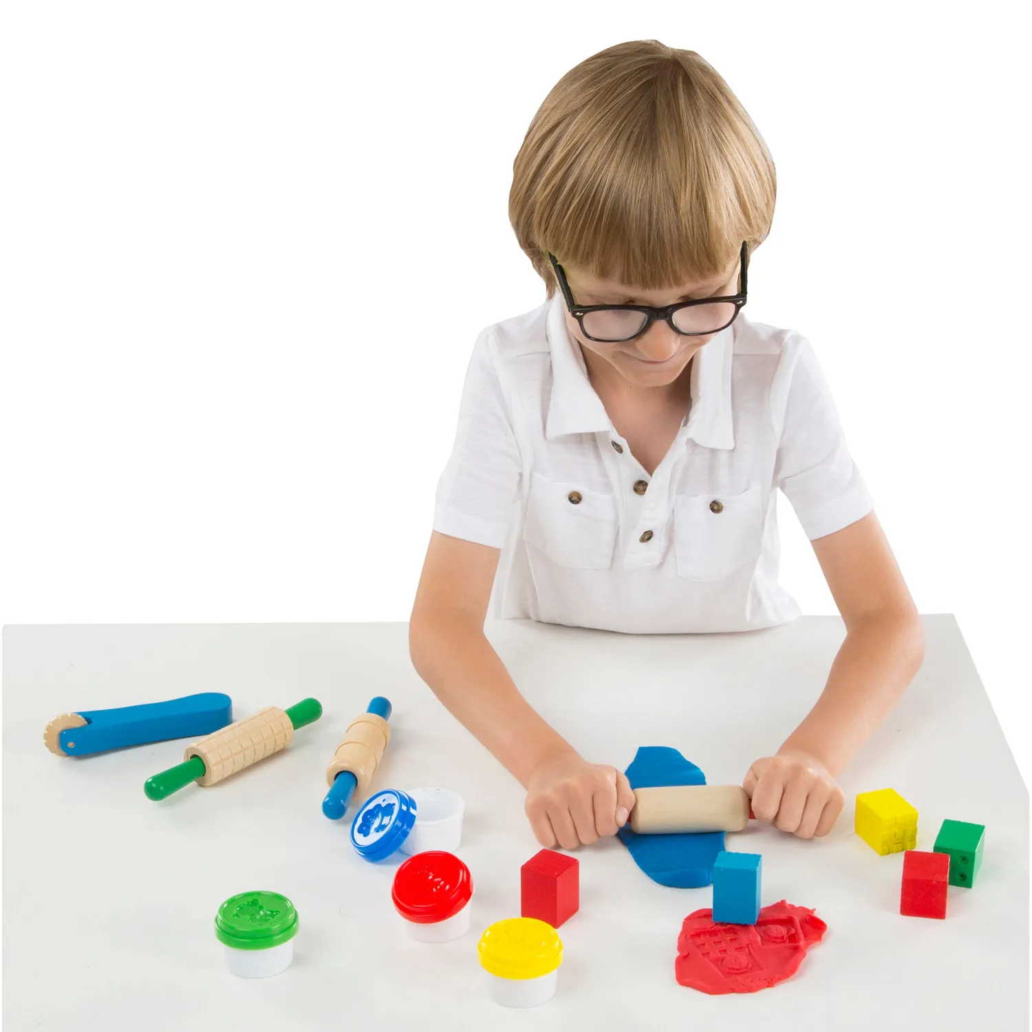 Melissa & Doug Created by Me Shape Model Mold Knetset 4 Farben ab 3 Jahren